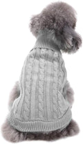 Small Dog Sweaters Knitted Pet Cat Sweater Warm Dog Sweatshirt Dog Winter Clothes Kitten Puppy Sweater
